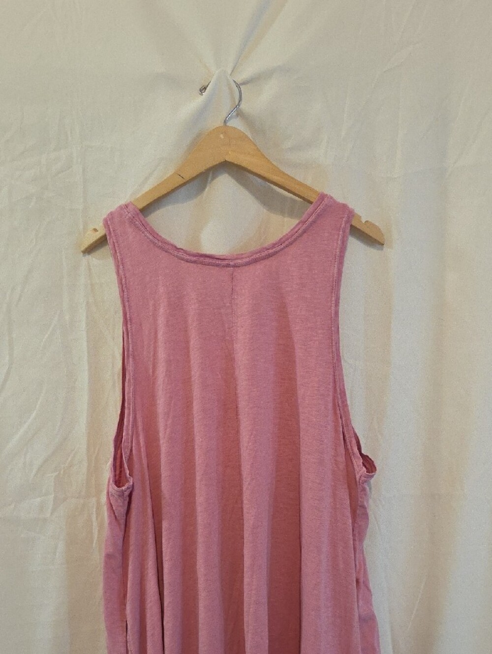 Daily Practice by Anthropologie | Asymmetrical Ruffle‑Hem Dress – Pink – Size 2X - Picture 7 of 8